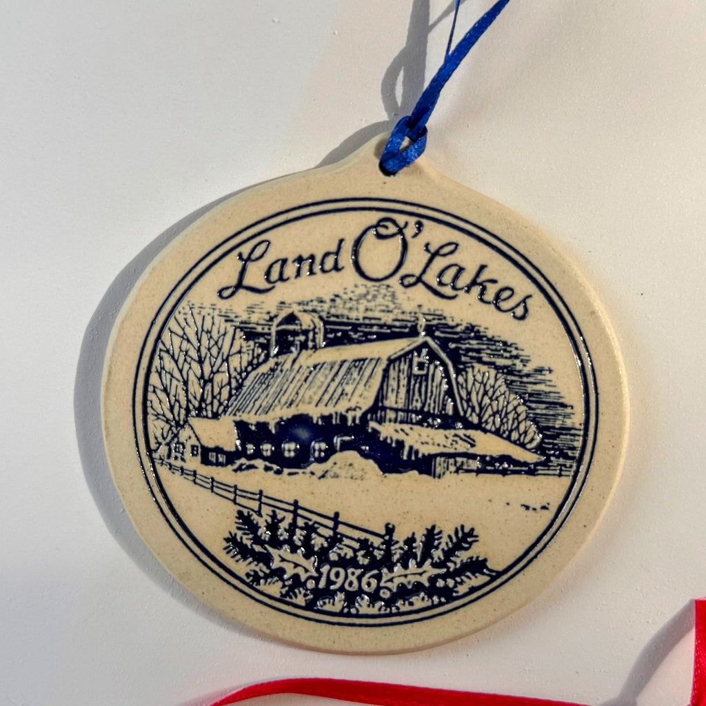 Rare VTG Land O'Lakes Ornaments 86/87 PLUS 90-93 assortment