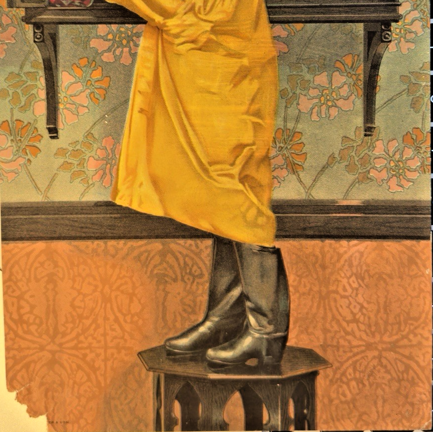 1900s Nabisco “In-er-seal” Advertising Card (Young Boy) – National Biscuit Co.