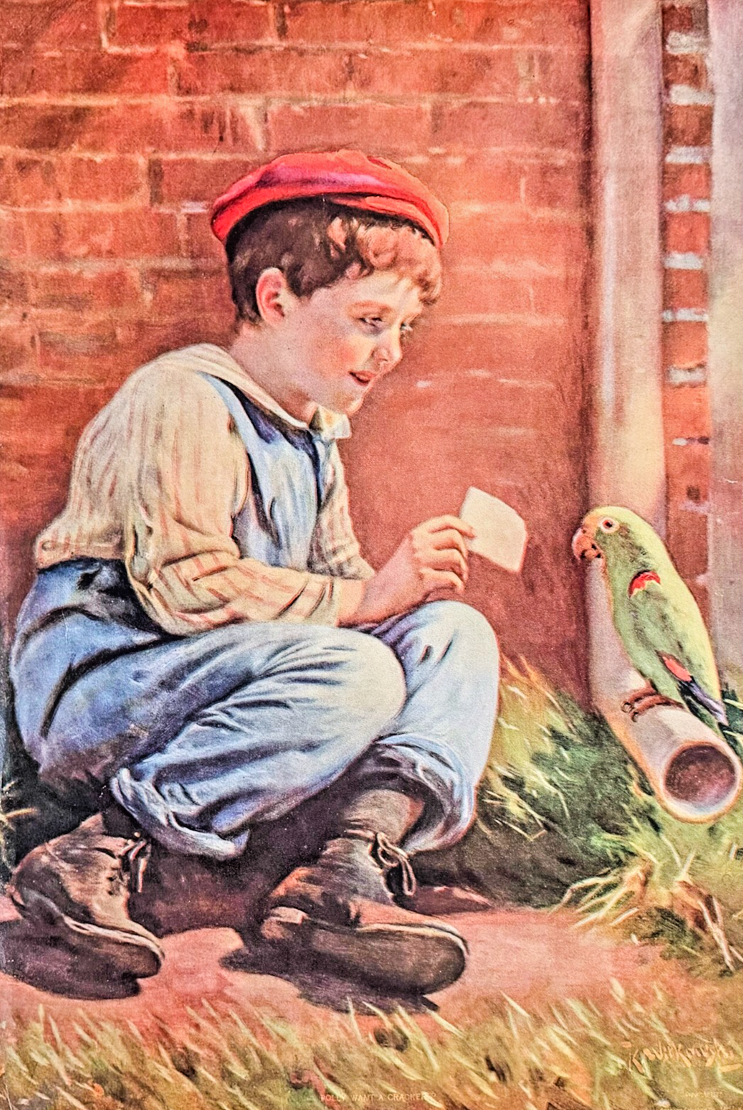 1907 Chicago Tribune Art Supplement — "Polly Want a Cracker"