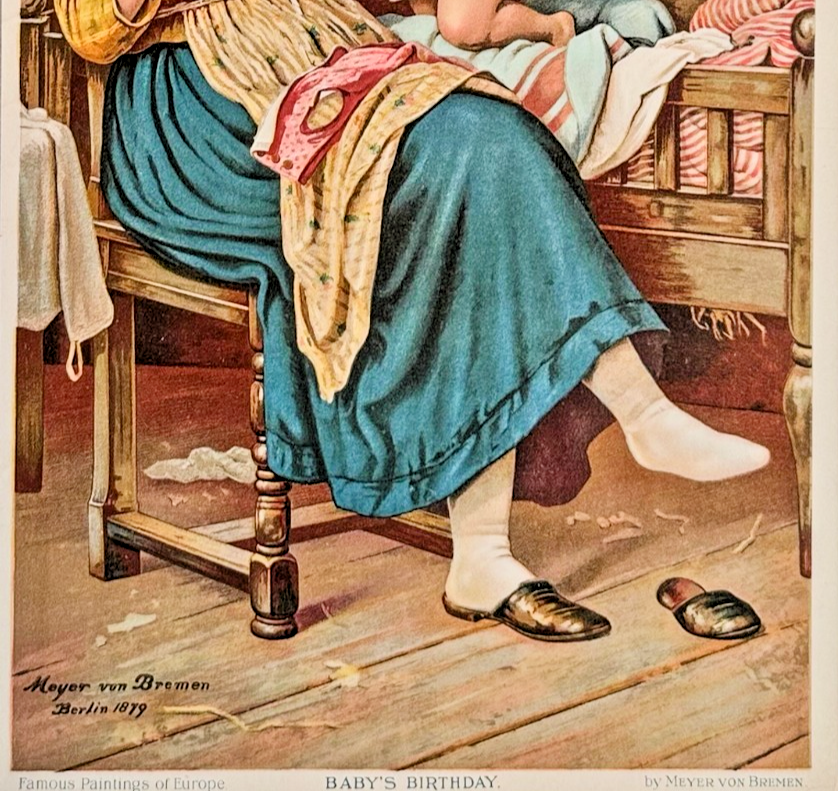 1894 Chicago Tribune ART Supplement 'Baby's Birthday'