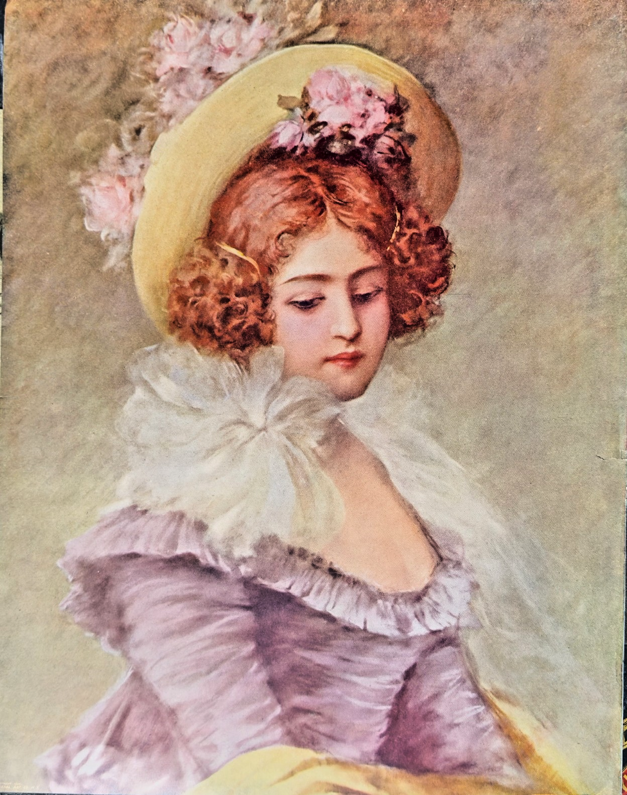 1904 Supplement to The Indianapolis Journal- “Portrait of a Lady in Lavender”