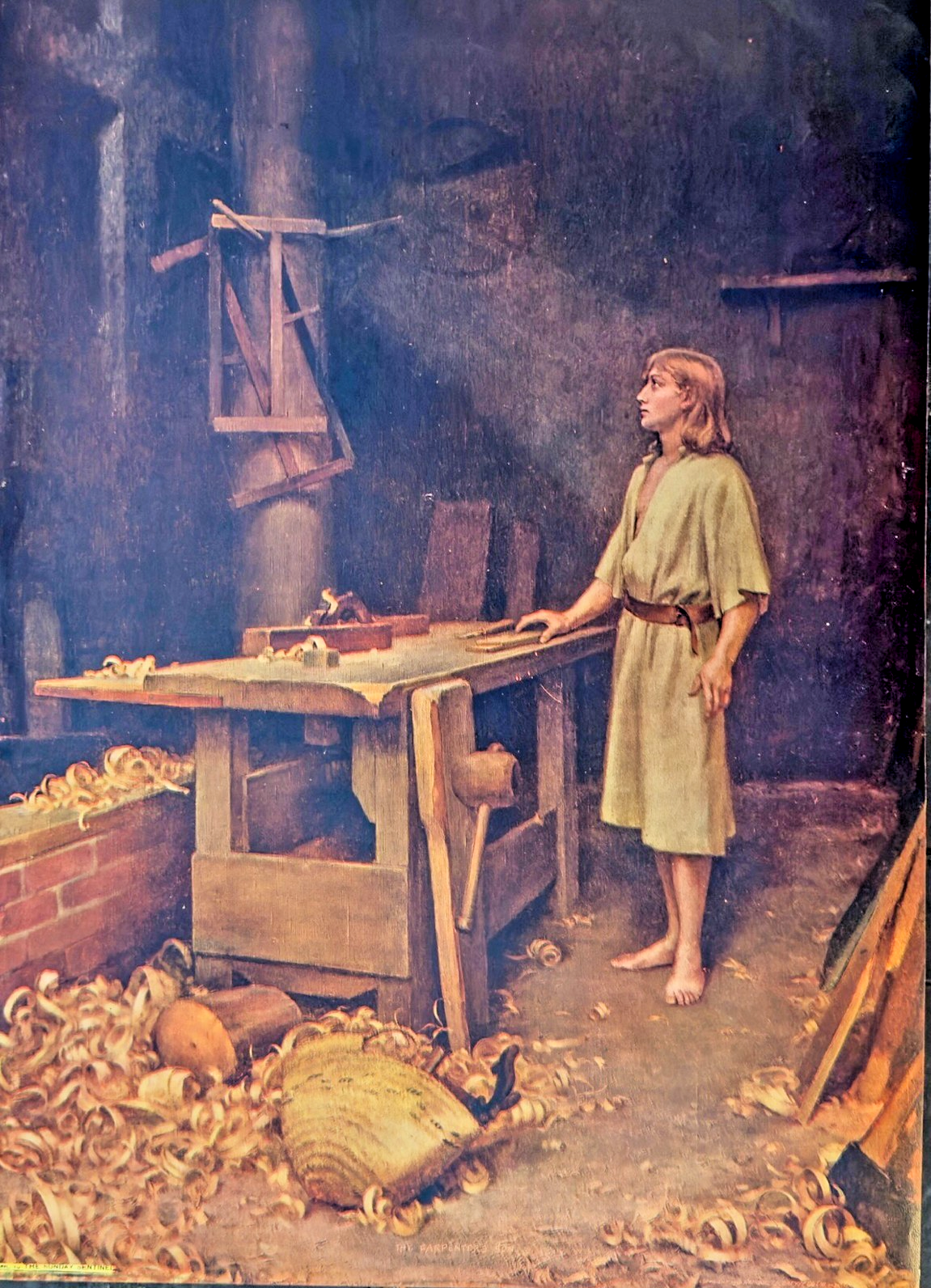 The Carpenter's Son — 1901 Chicago Tribune Supplement — Religious Print