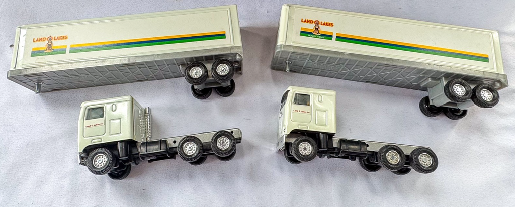 RARE 1980s ERTL Land O' Lakes Vintage Toy Truck Collectibles