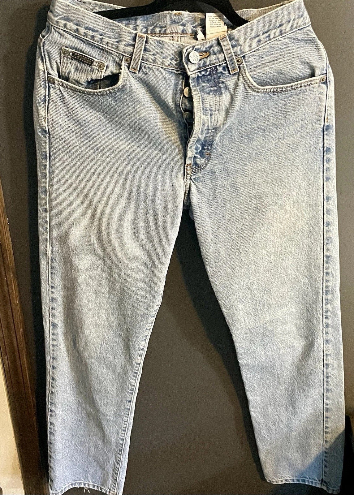 Vintage 1990s Calvin Klein Jeans Women’s Size 8 Blue Denim High Rise