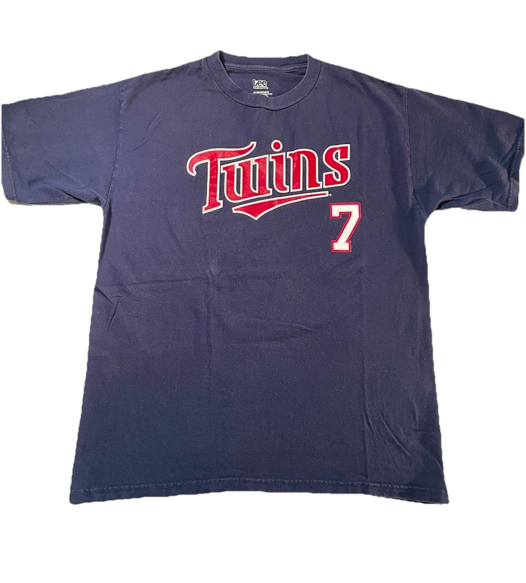 Vintage 2007 Joe Mauer Twins Shirt #7 XL