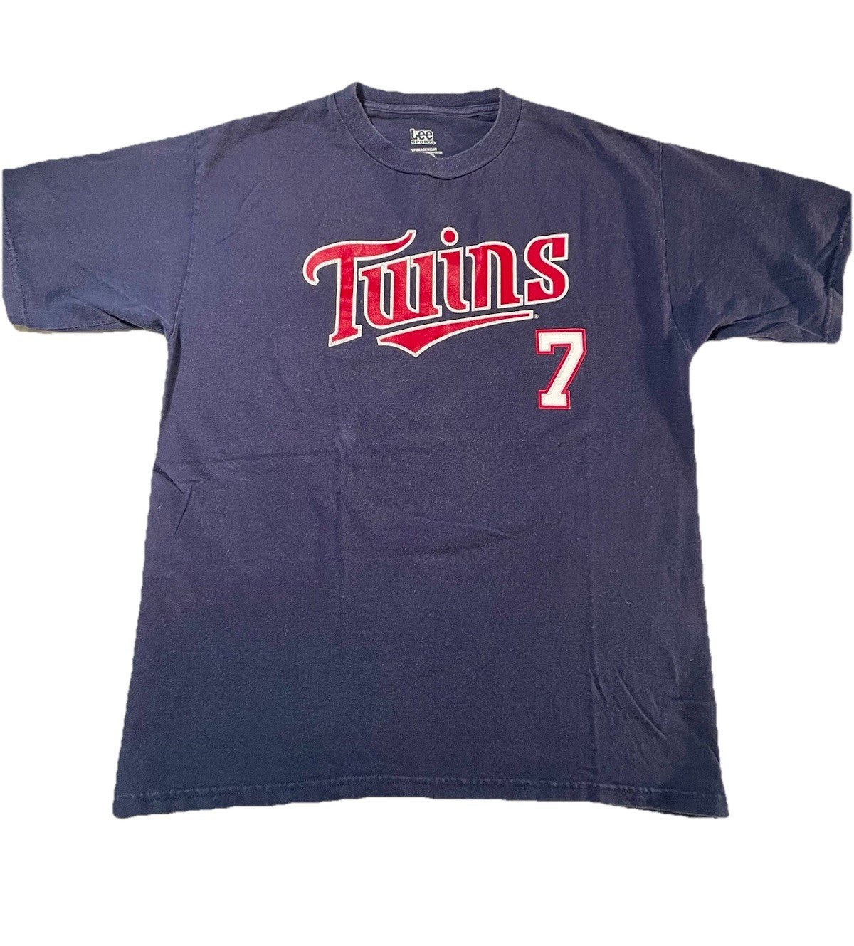 Vintage 2007 Joe Mauer Twins Shirt #7 XL