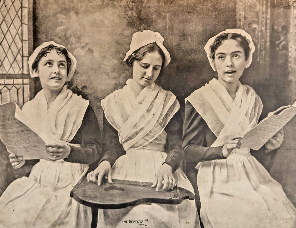 Early 1900 “The Rehearsal" Portrait– Supplement to The Sunday Sentinel