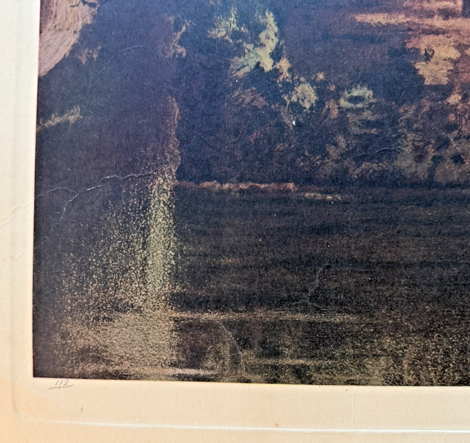 French Etching “Le Moulin” — After the Original by Louis Haumont