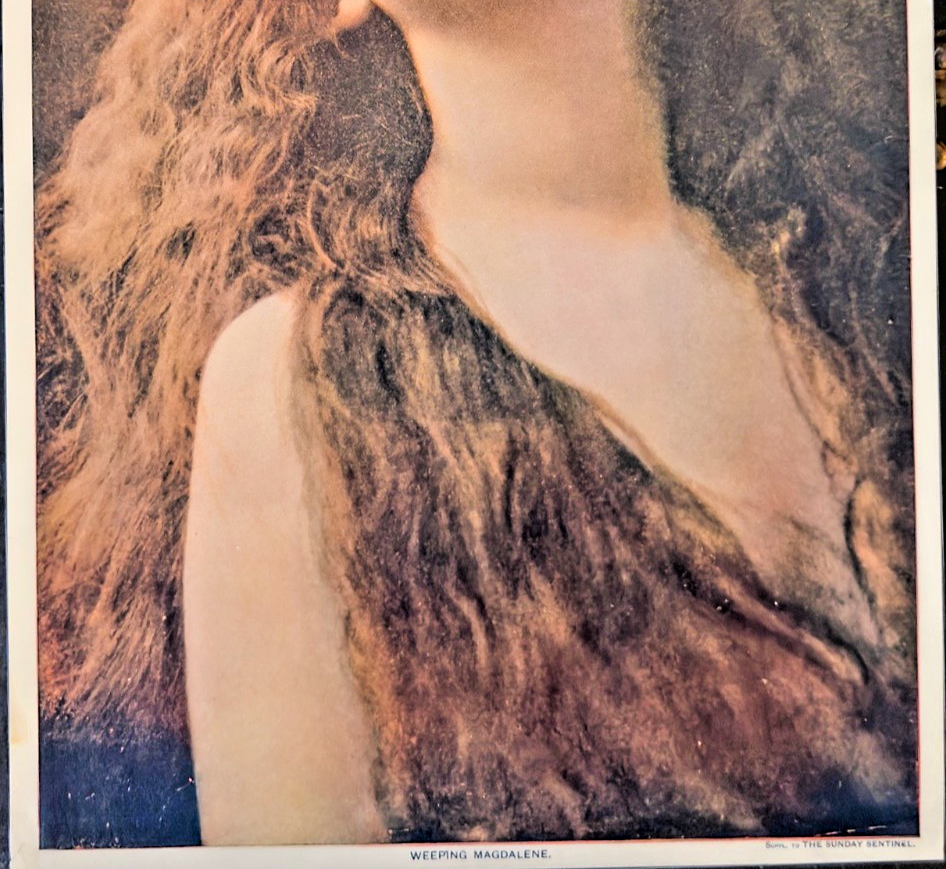 1900s Supplement to the Sunday Sentinel — "Weeping Magdalene"