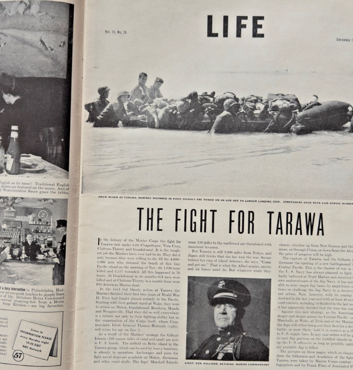 LOT 3 LIFE MAGAZINES -1943 JAPAN WWII