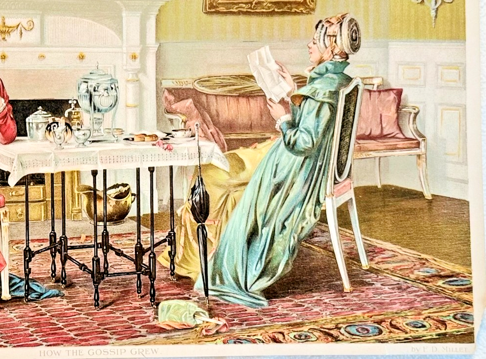 1894 Chicago Tribune ART Supplement 'How the Gossip Grew'