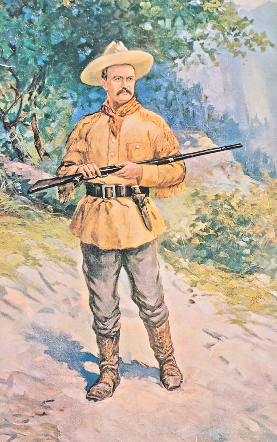 1907 Chicago Tribune Art Supplement “Shepherdess” Color Print / Newspaper Insert