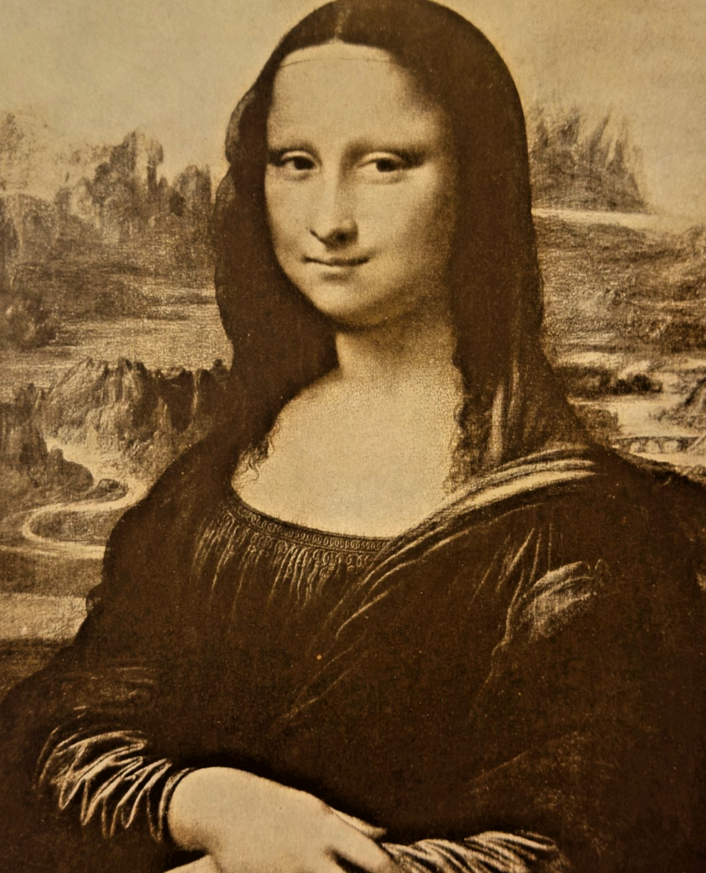 1902 Chicago Tribune Art Supplement – “LISA MONA – Vinci” (Mona Lisa)