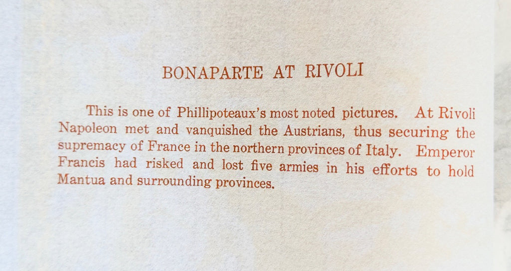 Bonaparte at Rivoli- Engraving, Napoleon Bonaparte Print, 19th Century Military Wall Art