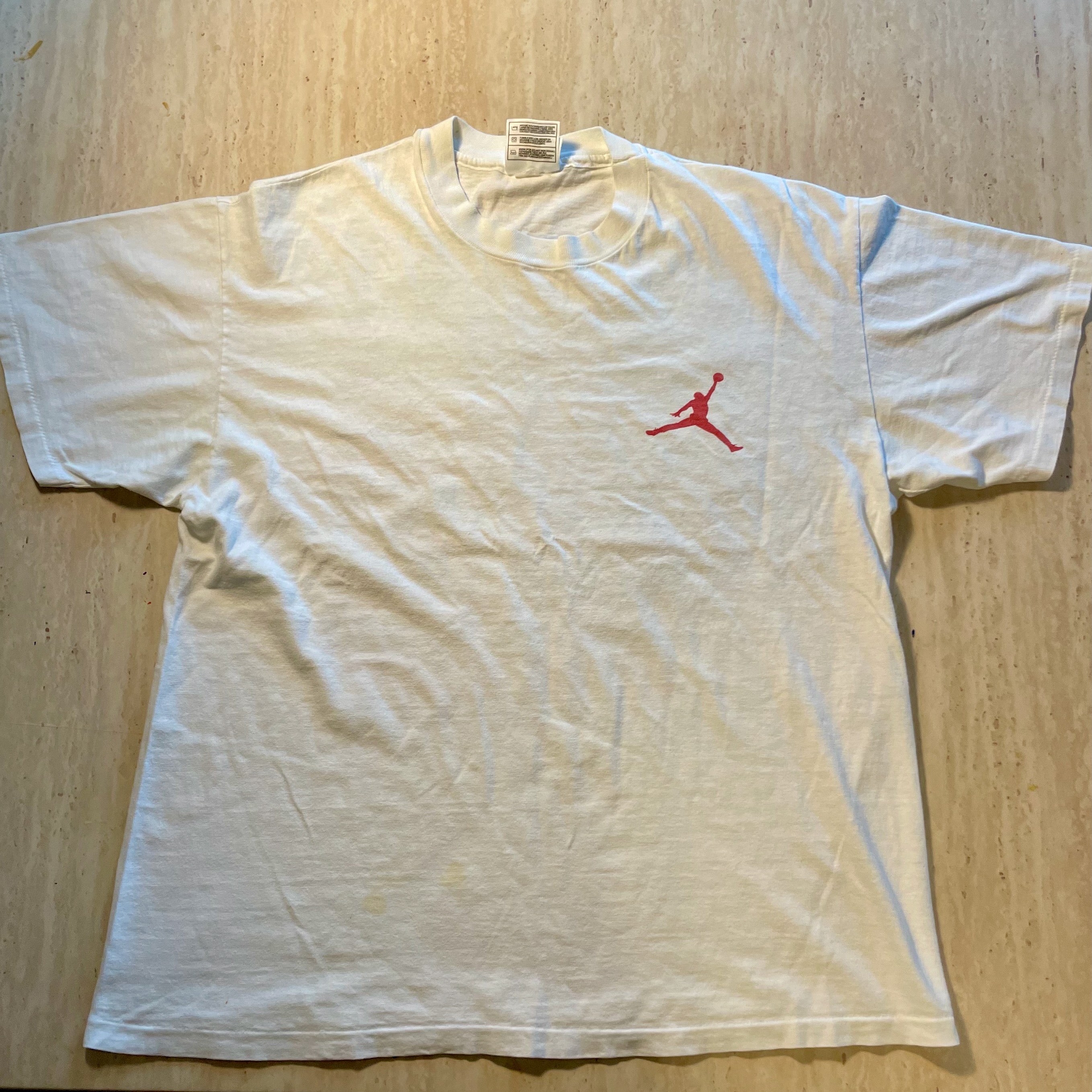 1995 Nike Michael Jordan Comeback T-Shirt Top Ten Reasons Return Bulls Vintage 90s Large