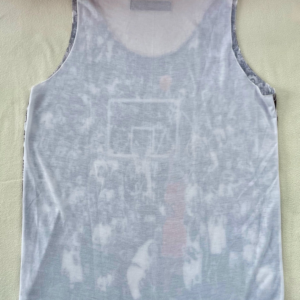 Michael Jordan 1998 Game 6 The Shot Tank Top Sz L Mao Mao Bulls NBA Finals