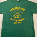 Vintage 1996-97 Brooklyn Park Pirates Invitational T-Shirt Hanes L Green