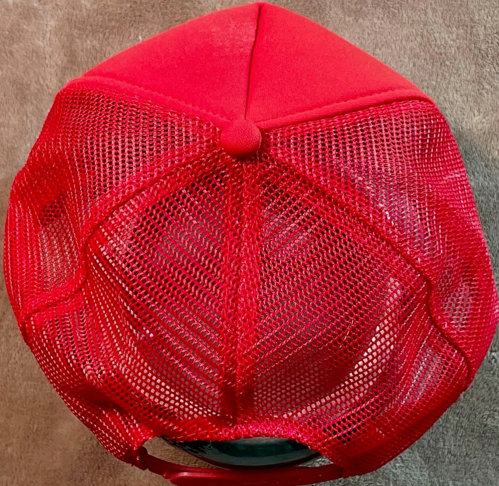 Vintage Coca-Cola “A Century of Refreshment” Red Mesh Trucker Snapback Hat Cap USA