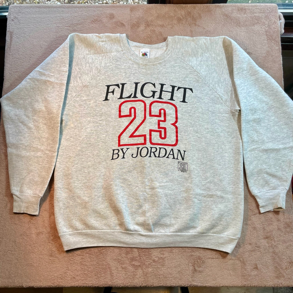 Vintage 1991 Flight 23 By Jordan Inc Crewneck XL Fruit of the Loom Made USA