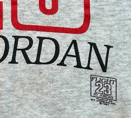 Vintage 1991 Flight 23 By Jordan Inc Crewneck XL Fruit of the Loom Made USA