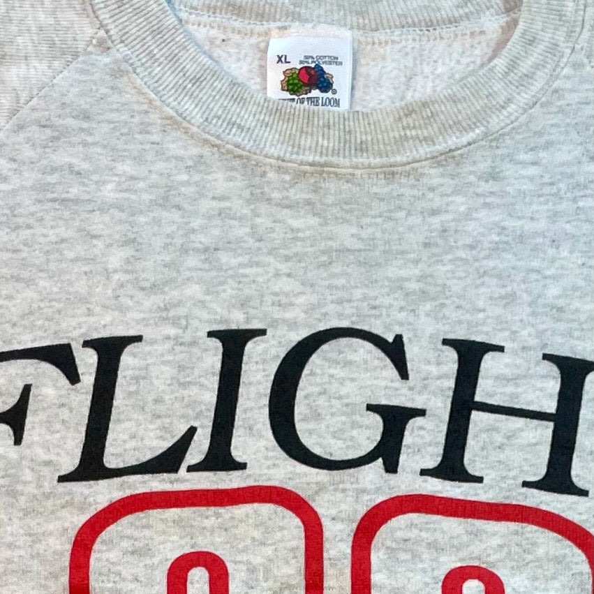 Vintage 1991 Flight 23 By Jordan Inc Crewneck XL Fruit of the Loom Made USA