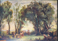 Morning After – "Corot” Print – Chicago Tribune Art Supplement c.1902 – Barbizon School Scene