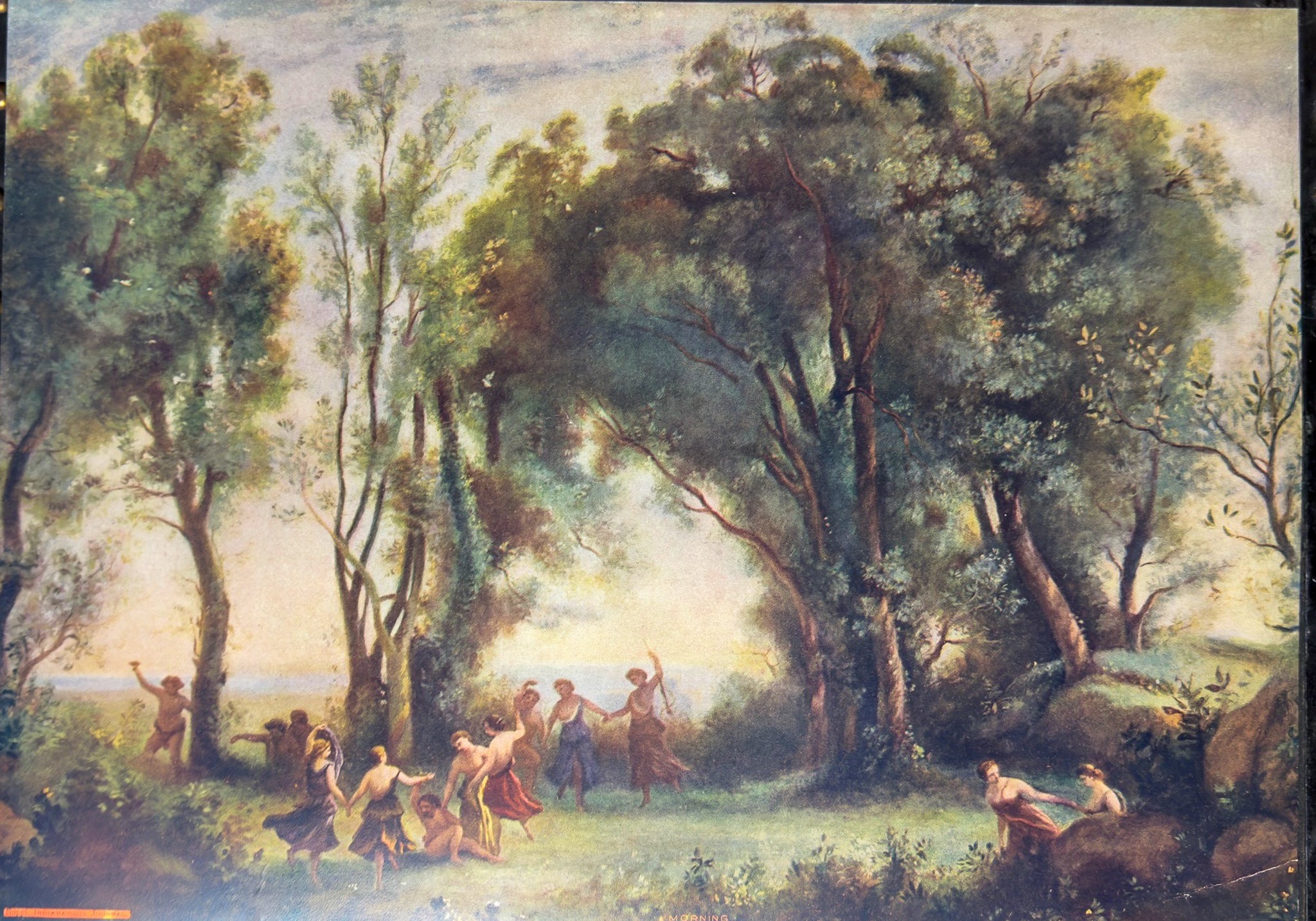 Morning After – "Corot” Print – Chicago Tribune Art Supplement c.1902 – Barbizon School Scene