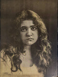 1902 Otto Sarony “Gypsy” Antique Portrait Print Vintage Photogravure Chicago Unframed