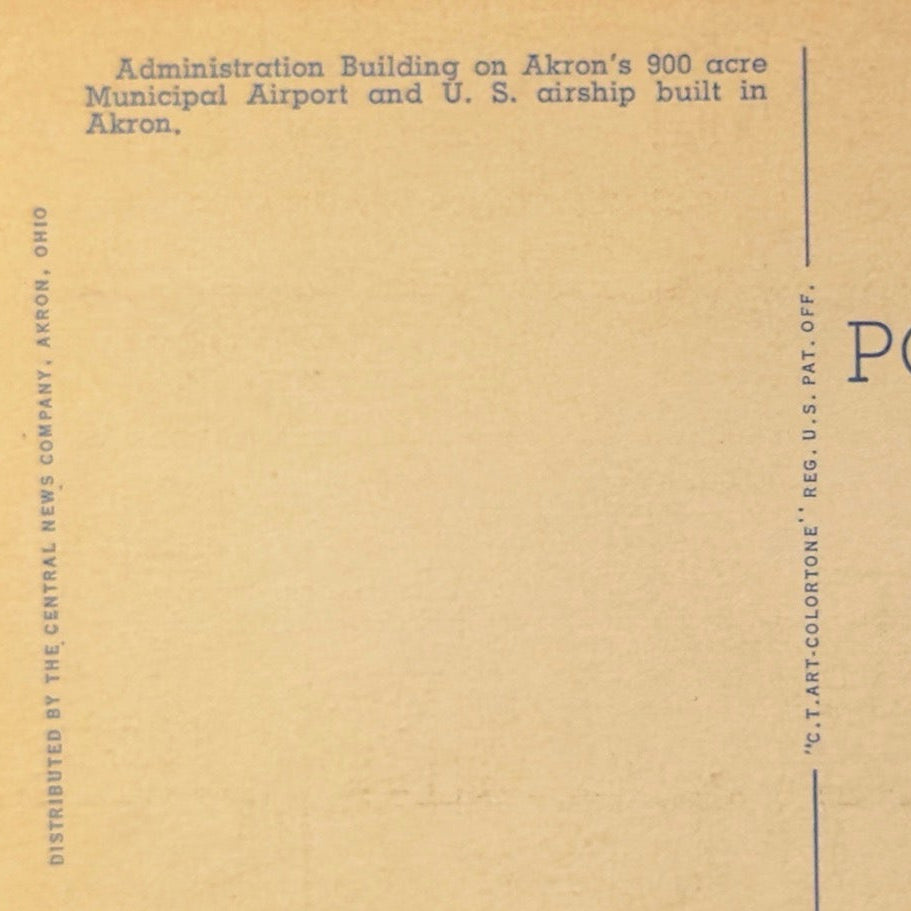 Brown postcard with text on a dark textured background