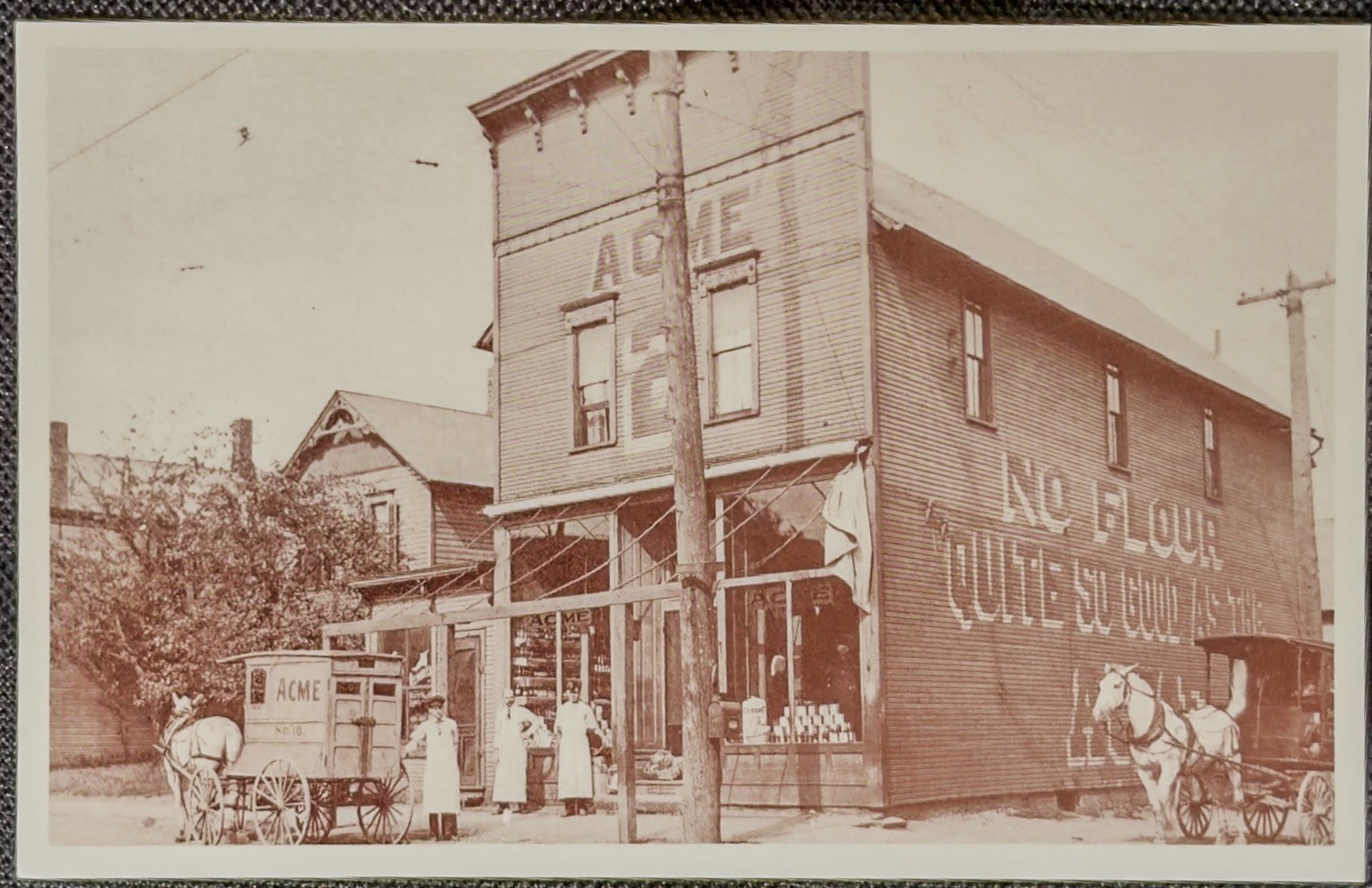 ACME / Albrecht Grocery Co 100th Anniversary Postcard (1-6 & 12/12) 1891–1991 Akron OH