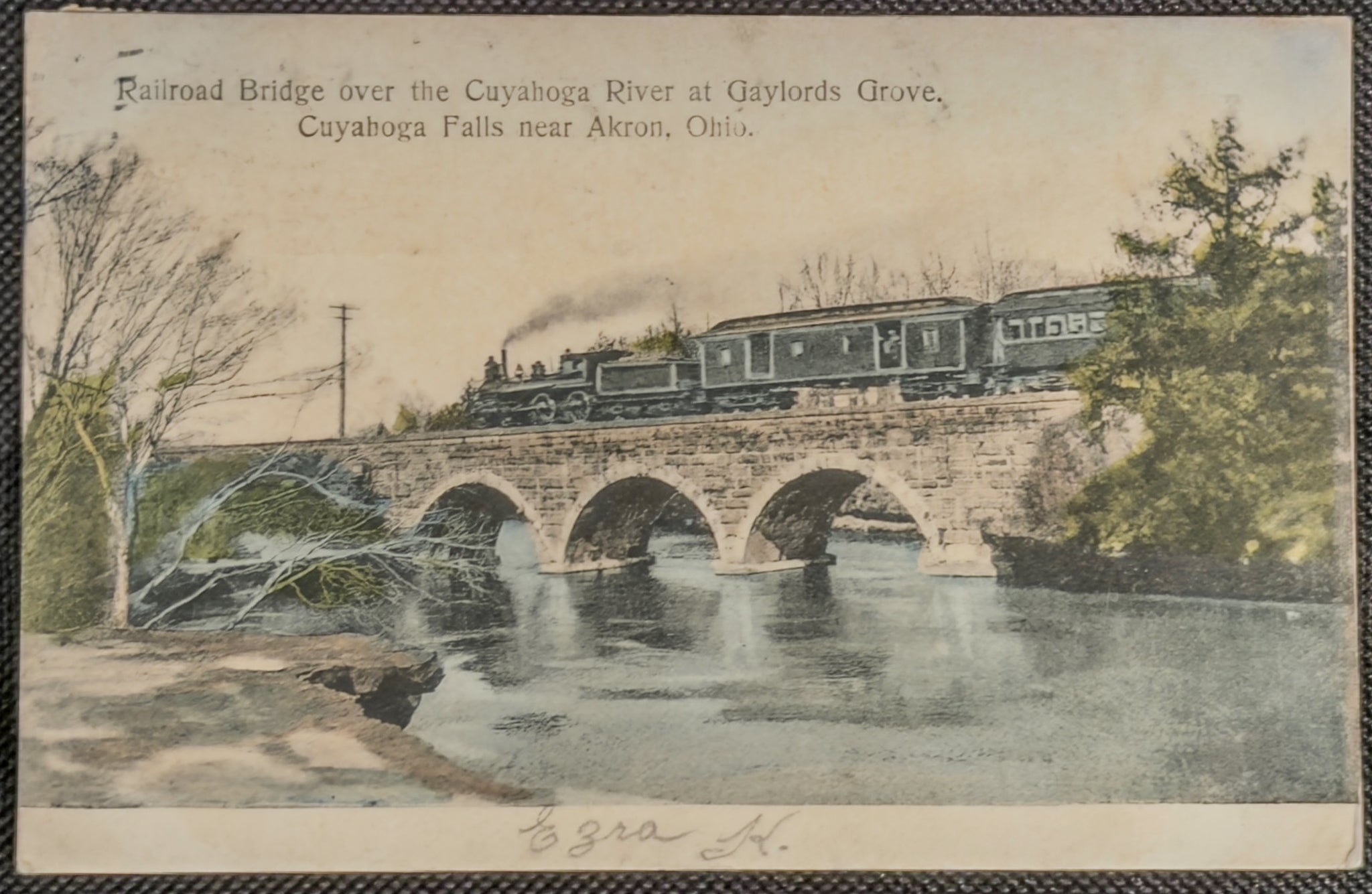 Lot of 3 Antique Akron Ohio Postcards 1907–1909 Franklin Stamps Postmarked Written Correspondence