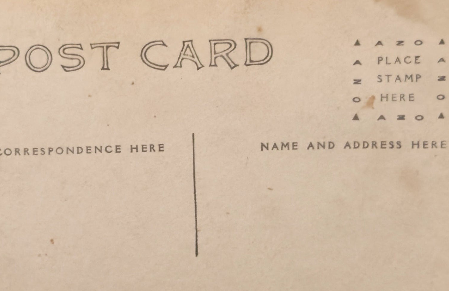 Antique Canoe River Postcard Scenic Boating View Ornate Art Nouveau Border Vintage Nature Card Early 1900s