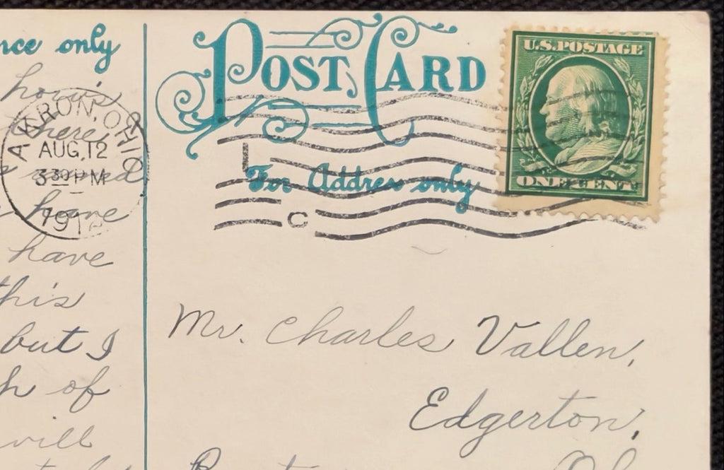 Kelly Springfield Tire Factory Akron Ohio Vintage Postcard Rubber Tire Industry Plant