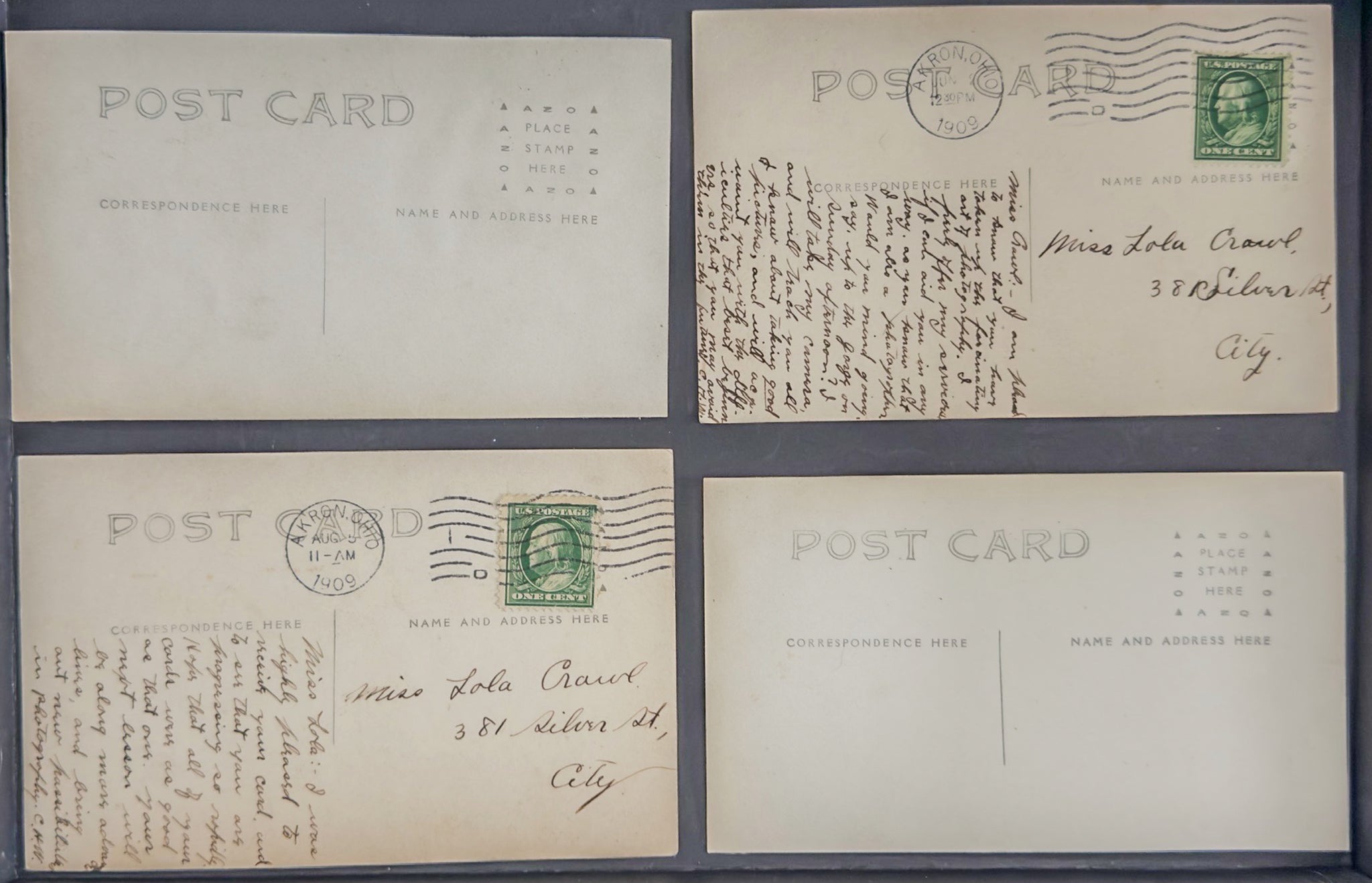 Antique Winter Waterfall Postcard Real Photo RPPC Snow Scene Nature Landscape Early 1900s