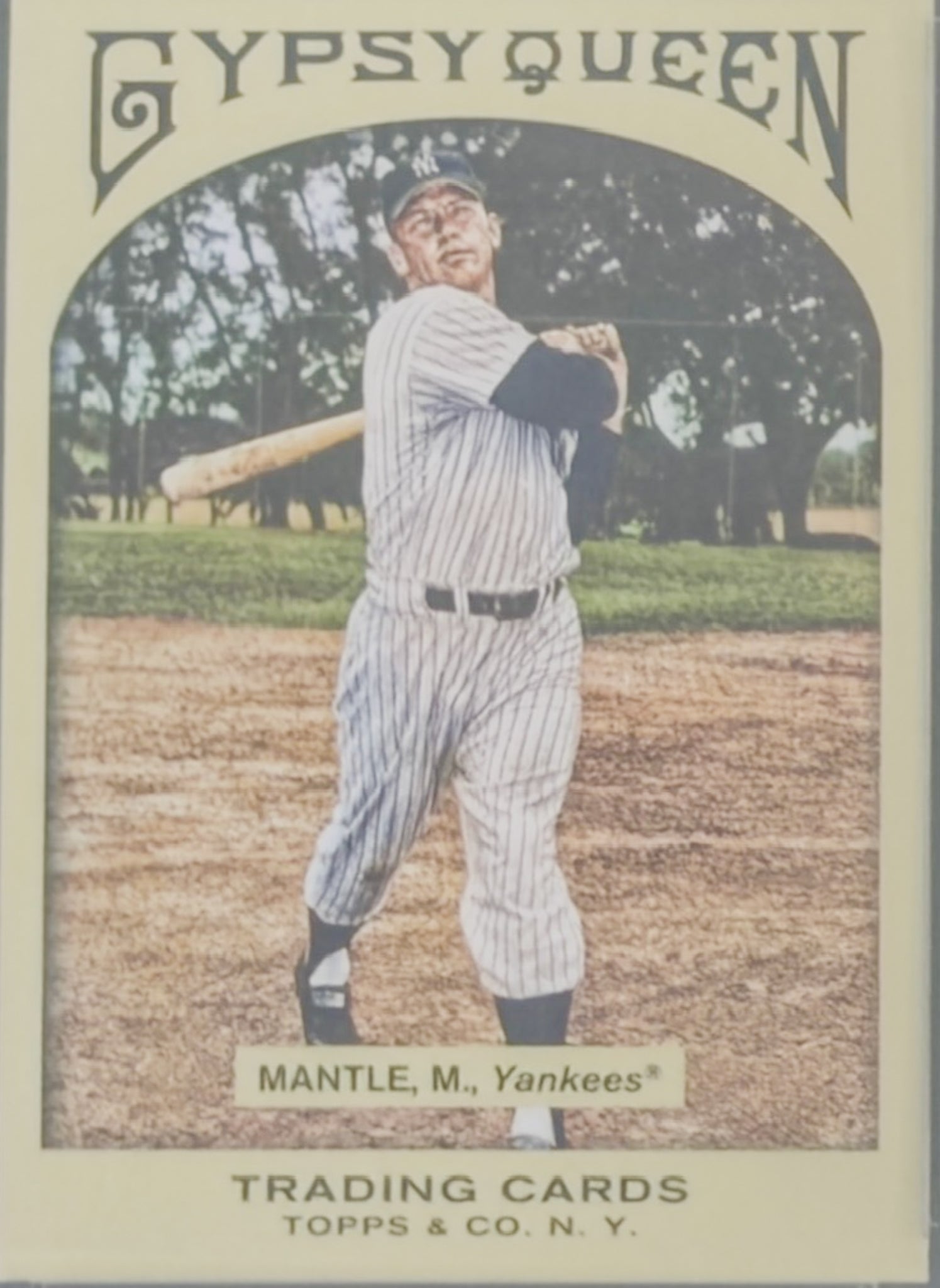 Mickey Mantle Graded Lot (3) – 2009 Topps 206 Orange Checklist / 2011 Gypsy Queen / 2023 Diamond Kings – Yankees