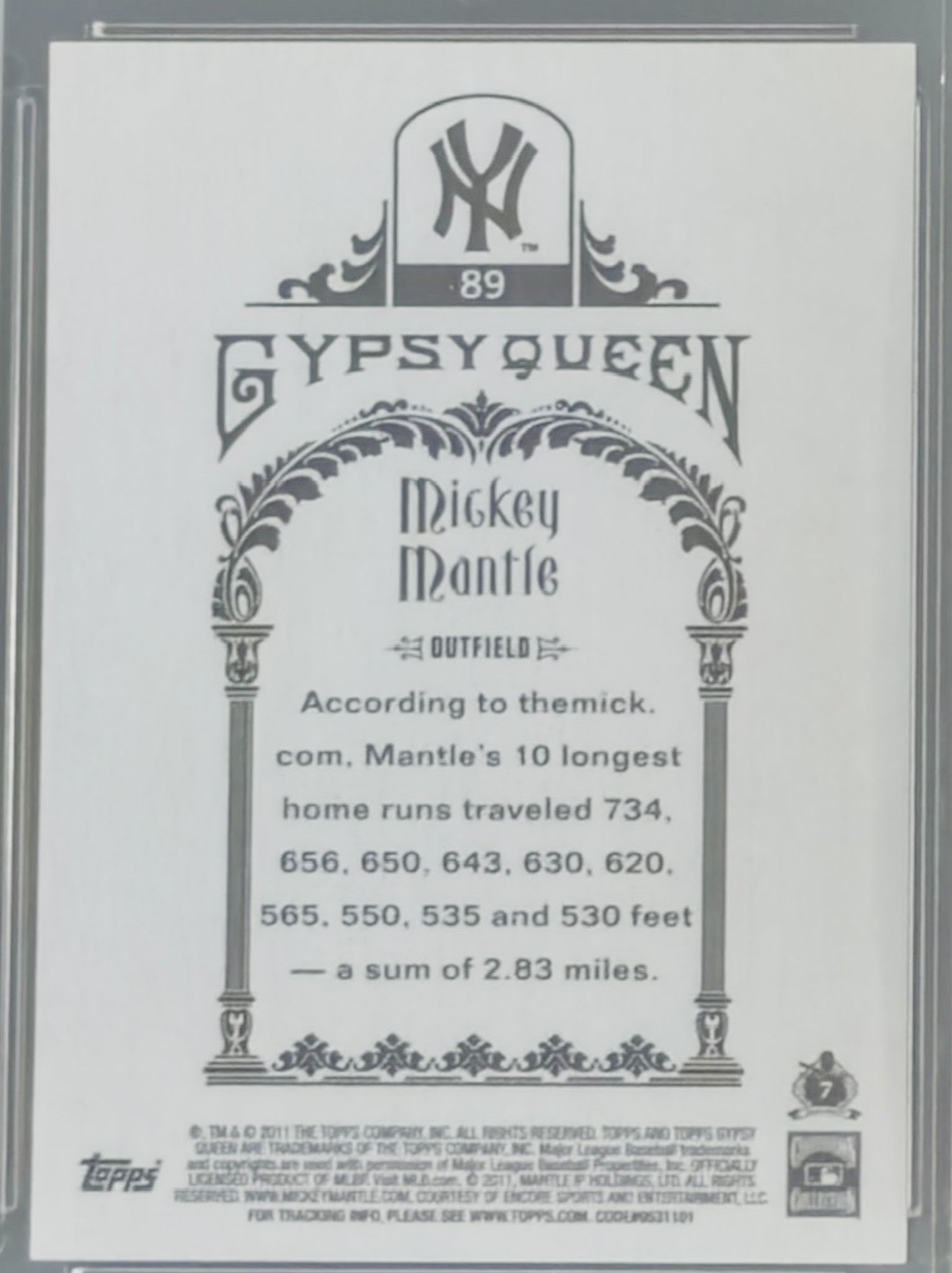Mickey Mantle Graded Lot (3) – 2009 Topps 206 Orange Checklist / 2011 Gypsy Queen / 2023 Diamond Kings – Yankees