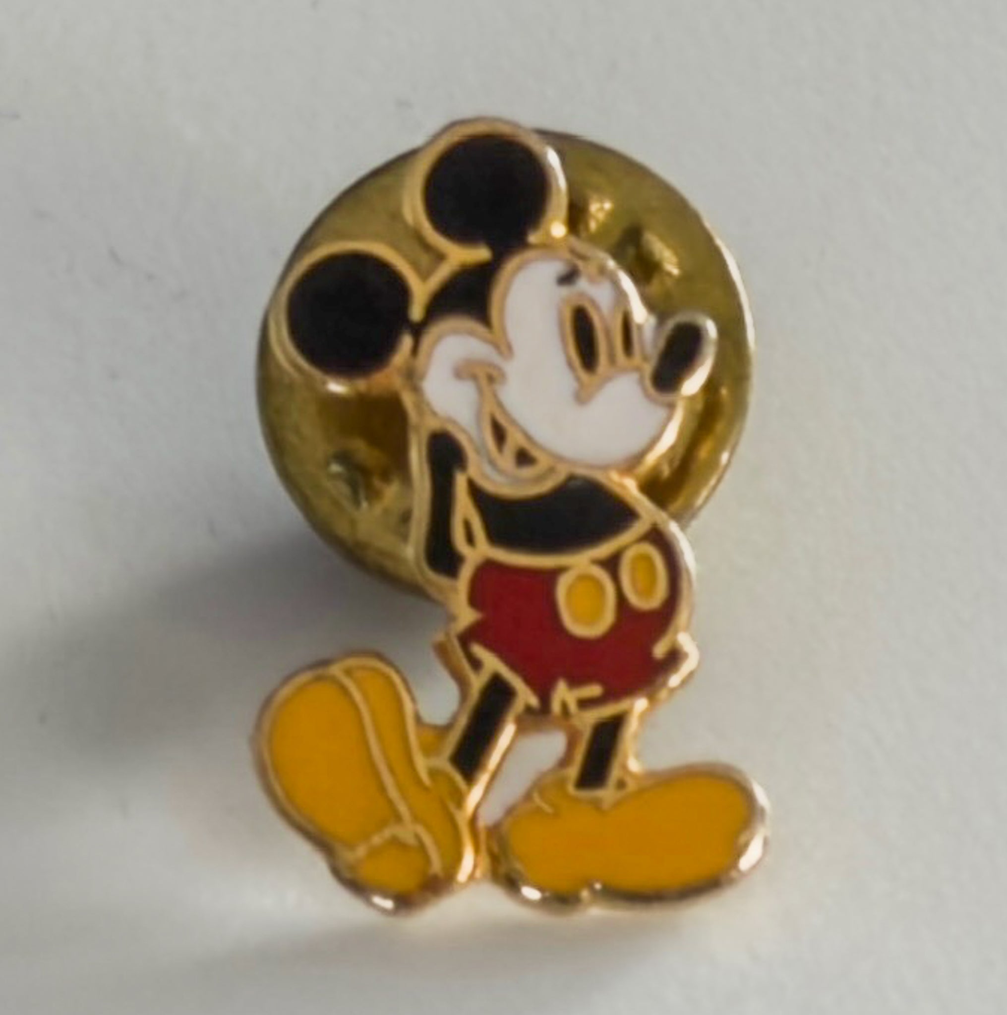 Vintage Disney Mickey & Minnie Mouse Enamel Pin Set • Classic Character Lapel Pins • 1980s–90s