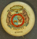Antique Sweet Caporal Missouri State Seal Tobacco Premium Pinback Button