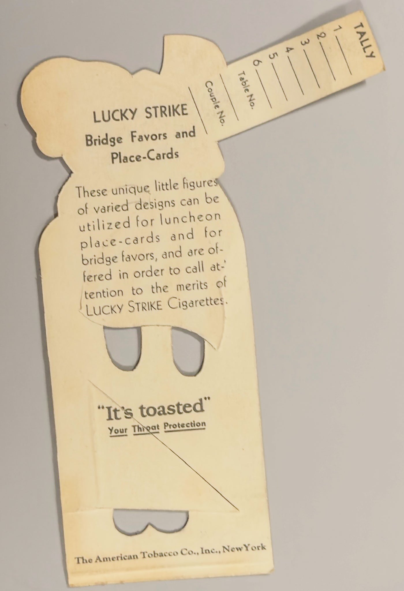 Vintage Lucky Strike Patriotic Miss America Die Cut Easel Display 1930s Advertising Collectible