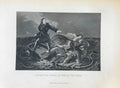 Peter the Great Crossing the Neva – 1894 Antique Engraving Print | Russian History