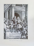 Antique 19th Century Engraving – Prince Eugene & Marshal de Villars – Historical Military Print – Philippoteaux
