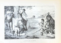 Puppet-Player in Pompeii – 1894 Antique Engraving Print | Roman Life Scene