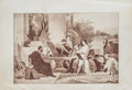 Socrates Teaching Alcibiades – Classical Greek Philosophy Print – Vintage Engraving